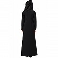 A-line inner abaya with a complementary Hijab- Black A-line inner abaya with a complementary Hijab- Black